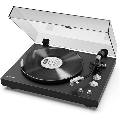 Buy Donner Bluetooth Turntable(Analog & USB), Belt Drive Vinyl Record ...