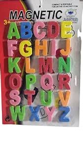 SBC Toys Magnetic Alphabet Letters for Kids, Compact & Portable, 26 ...