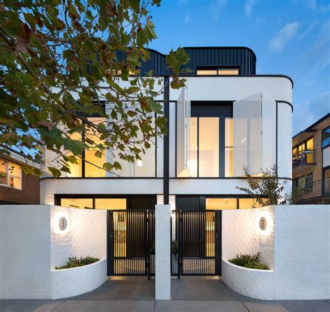 Contemporary Art Deco-inspired townhouses | Townhouse designs ...