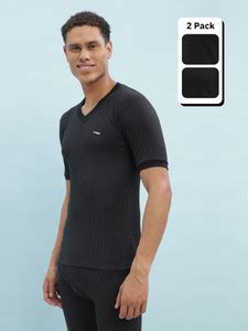 Dollar Ultra Pack of 2 V Neck Half Sleeve Men Top Thermal - Buy Dollar ...