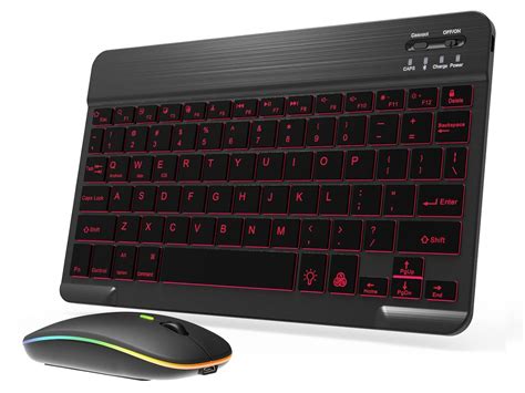 Amazon.in: Buy Backlit Bluetooth Keyboard and Mouse Combo for iPad Air ...