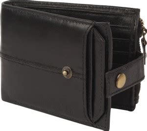 Jungler Men Black Genuine Leather Wallet RFID Blocking Mens Pure ...