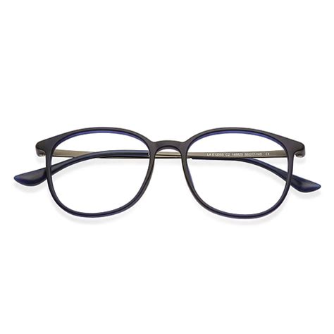Buy Gunmetal Blue Full Rim Square Lenskart Air fusion LA E12055-C2 ...