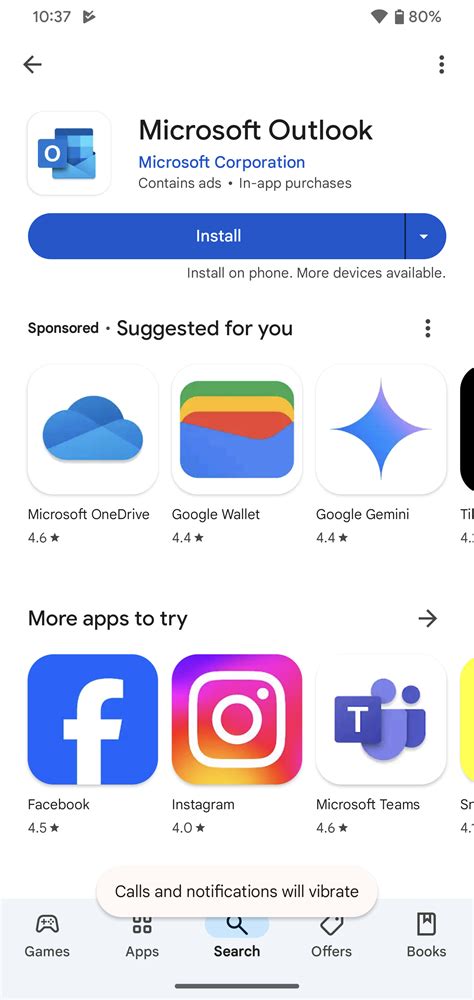 Image result for Outlook Email App for Android