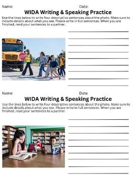 Wida Speaking Test Example 的图像结果