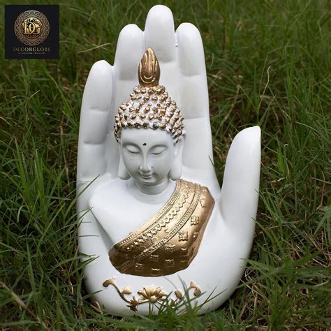 Spiritual Buddha Hand Blessing Statue – Decor Globe
