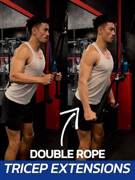 BENEFITS OF DOUBLE ROPE TRICEP EXTENSIONS😆 💪🏽 | Gallery posted by ...