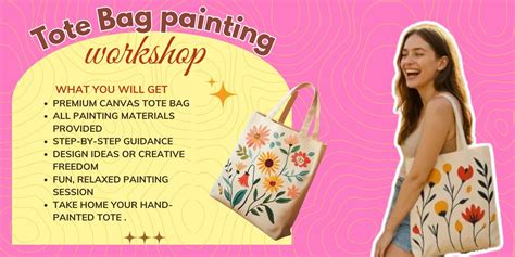 Tote Bag Painting Workshop - Rookie's Art Studio workshops Event ...