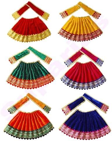 Suparias® MATA Rani Woollen Dress Velvet Lehenga patka Soft Fur poshak ...