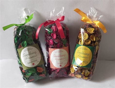 Sunrise Incense Potpourri Flowers Aroma Pack- Set of 3 Potpourri ...
