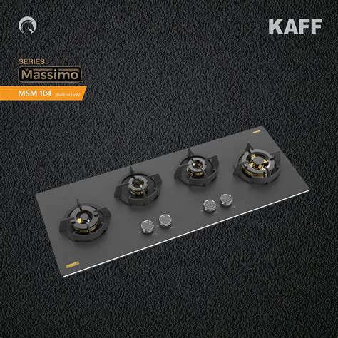 Kaff 100 cm 4 Burner Hob Massimo MSM 104X on Decure.in