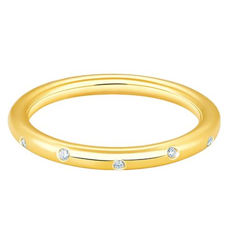 Buy GIVA 14K Yellow Gold Minimalistic Elegance Diamond Ring,Fixed Size ...