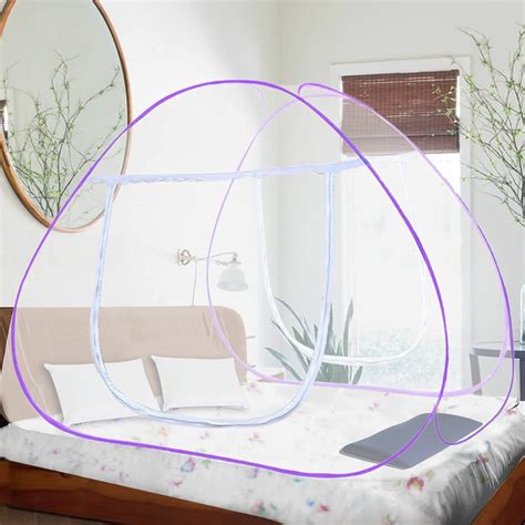 Kolar Mosquito Net for Double Bed,6.5x6.5 Feet Premium Double Bed ...