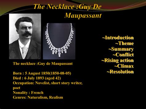 PPT - “The Necklace” PowerPoint Presentation, free download - ID:6701011