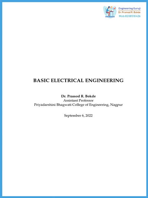 Introduction to Basic Electrical Engineering 的图像结果