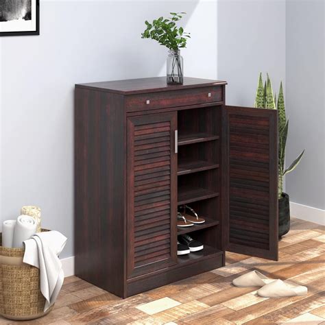 Nilkamal Chelsey Engineered Wood Shoe Cabinet | Shoe Rack | Shoe Stand ...