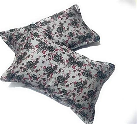 Buy Star Dynamic 100% Cotton Pillow Cover Set of 2, Size 17x27, Color ...