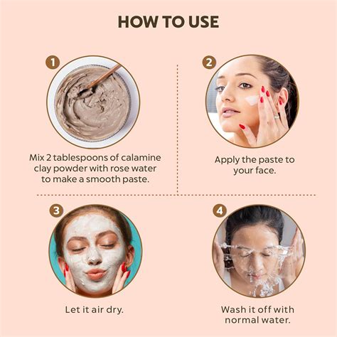 Bio Organic Pure, Natural Calamine Clay Powder for Skin & Hair ...