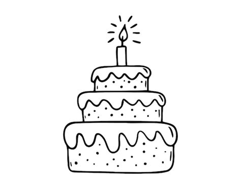 Taart Tekening Afbeeldingen - Gratis downloaden op Freepik