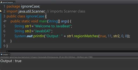 equalsIgnoreCase Java 的图像结果
