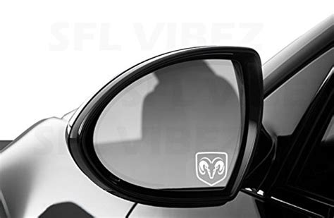 Buy Dodge Ram Truck Mirror Decal Vinyl Sticker Emblem Logo JDM Creative ...