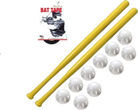 Amazon.com : Wiffle® Ball and Bat Combo Set, 10 Wiffle® Balls Baseballs ...