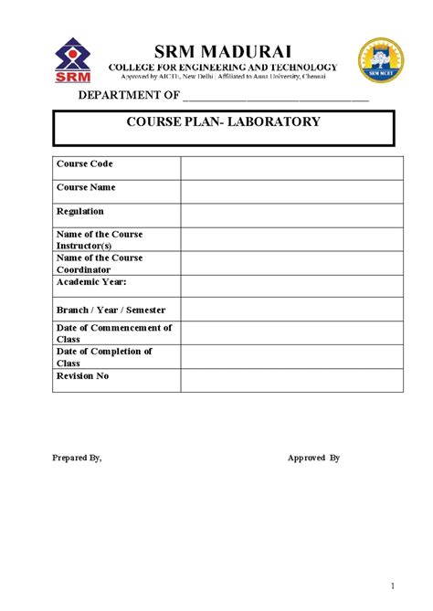 Course Plan-New Template(Integrated) -27 - . DEPARTMENT OF