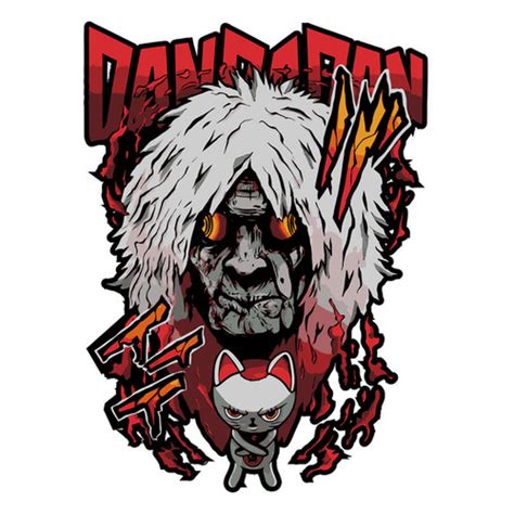 Turbo Granny Cat Cloth Sticker | Kotian