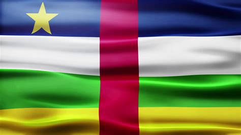 Central Africa Republic Flag Loop 1803688 Stock Video at Vecteezy