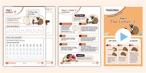 Twinkl Handwriting Scheme: Step 1 Letter 'l' Pack