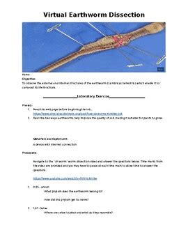 Image result for Free Virtual Earthworm Dissection Lab