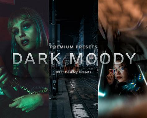 80 Dark Moody Lightroom Preset, Night Presets, Dark Presets, Real ...