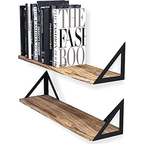 Axmon® Heavyload Floating Wall Mounted Wooden Shelves for Bedroom ...