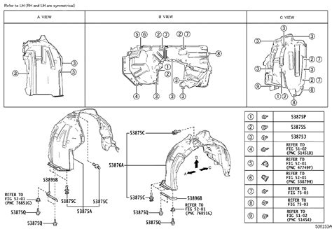 Subaru Solterra Liner Fender (Right, Front). HOOD - 5387542130 | One Subaru, Hayward CA