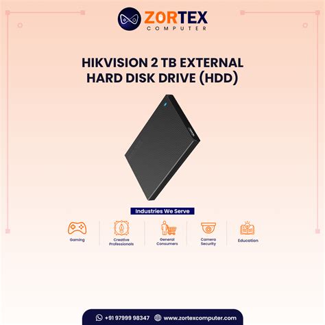 Hikvision 2 TB External Hard Disk Drive (HDD)