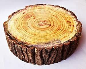 Buy Shily Crafts Live Edge Butcher Block 11-12 inches Chopping Board ...