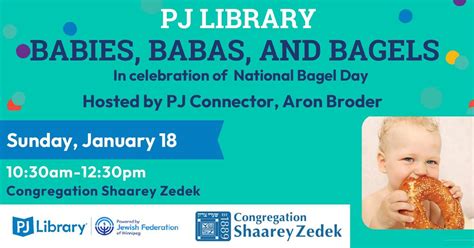 Babies, Babas, and Bagels in celebration of National Bagel Day, 561 ...