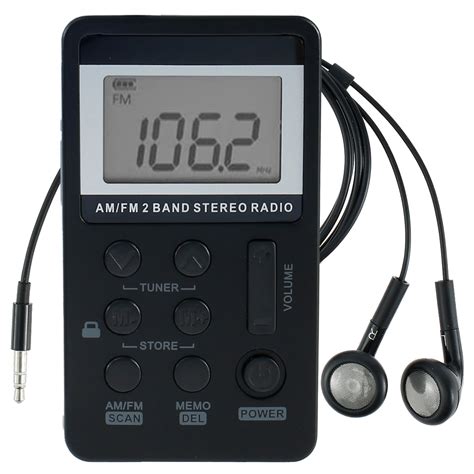 Buy Littleduckling FM AM Radio Personal Mini Digital Tuning Portable ...