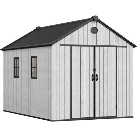 8x10/12/16 FT Outdoor Storage Shed with Floor - Overstock - 43177007