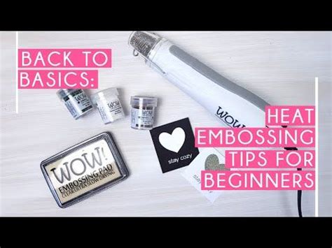 Embossing for Beginners 的图像结果