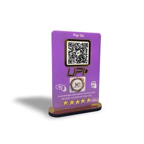 Smart NFC 1 QR Table Top Standee – Tapify