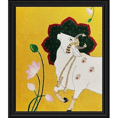 Art Canvas Design Studio Pichwai Hand Painted Art On Canvas ...