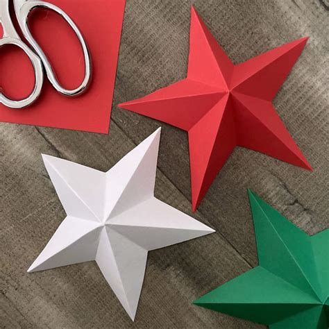 Image result for 3D Paper Star Pattern