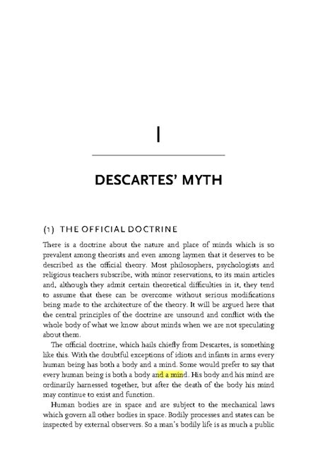 Ryle's Critique of the Official Doctrine of Mind: A Philosophical ...