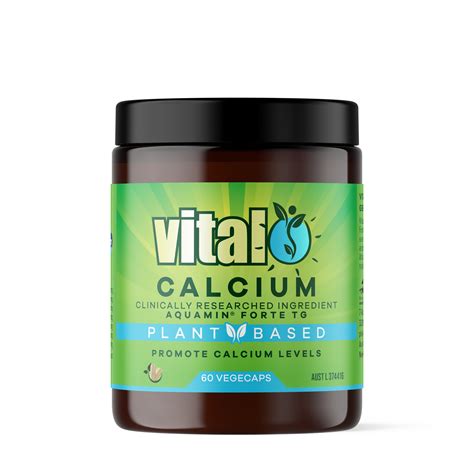 Vital Plant Based Calcium Supplement 60 Vegecaps | Martin & Pleasance