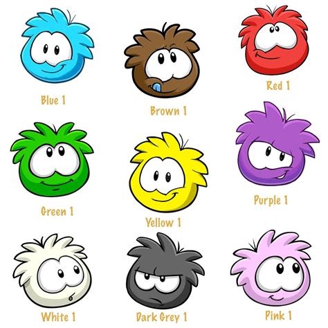Club Penguin Puffles Pink
