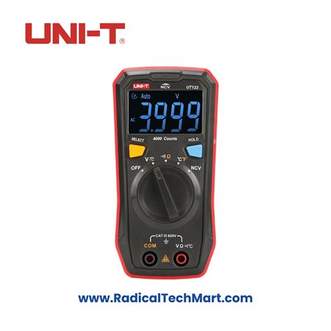UNI-T UT123 Pocket-sized Residential Multimeter | Buy Online