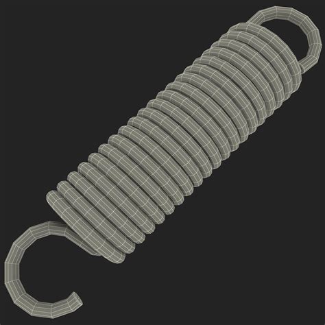Image result for How to Attach Extension Spring 3D Model