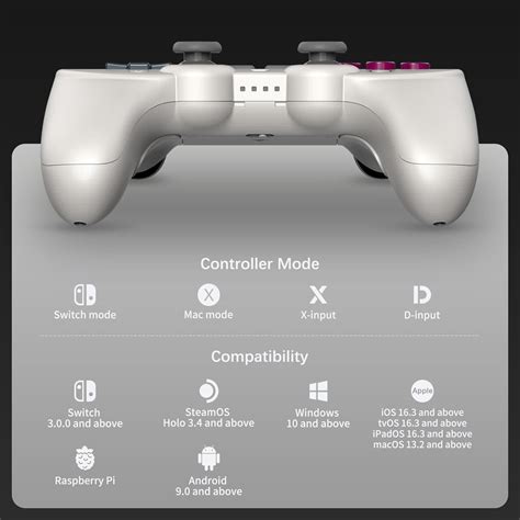 AKNES 8Bitdo Pro 2 Bluetooth Controller, Hall Effect India | Ubuy