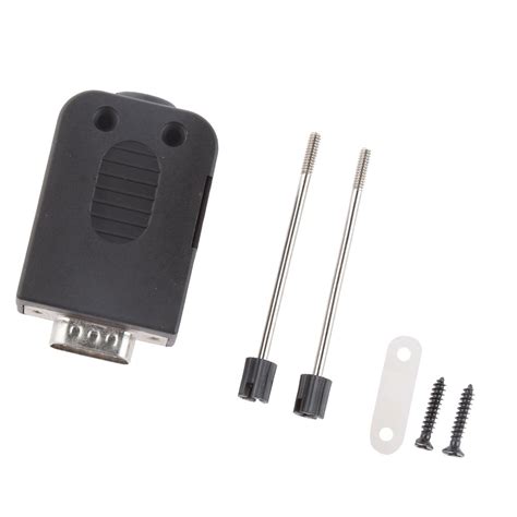 C2K DB9 Male 9Pin D-Sub Connector Solderless Terminal Board with Cover ...